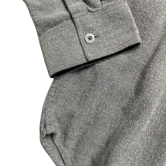 Prana Lybek Flannel Organic Cotton Light Gray Casual Shirt XX Large - Picture 6 of 10